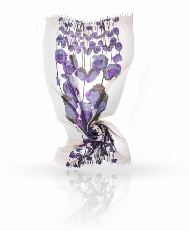 Палантин Женский ZW-POPPY/WH